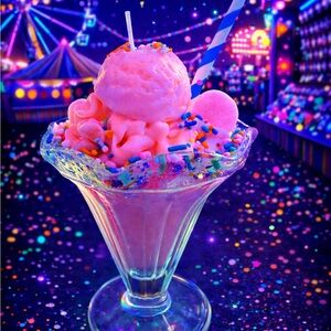 Pink Glow Candle